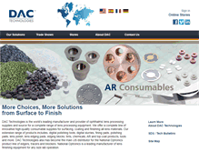 Tablet Screenshot of dactechnologies.com